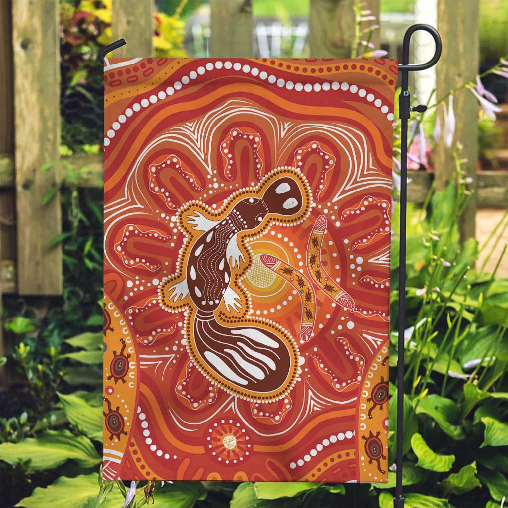 Aboriginal Goanna Art Garden Flag Native Australian Animals - Vibe Hoodie Shop