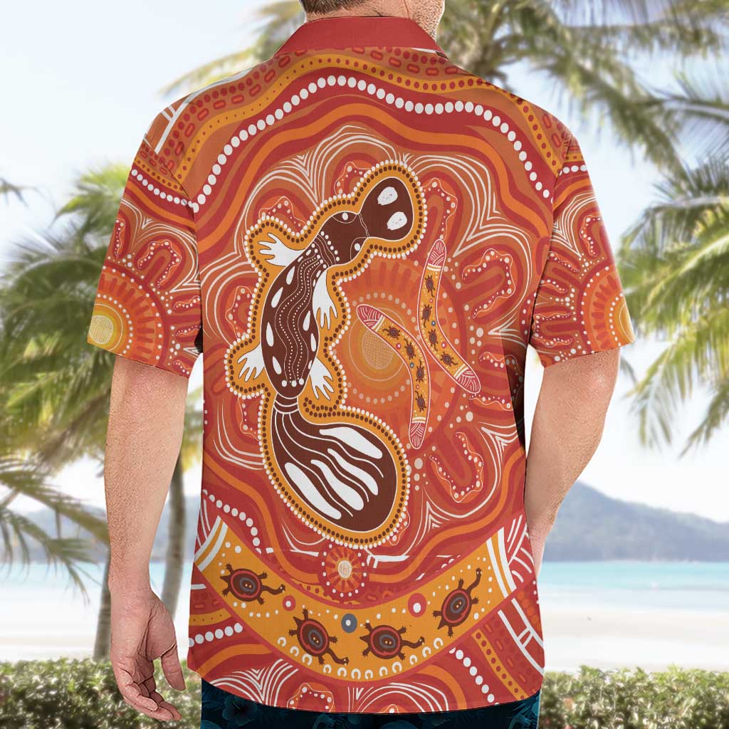 Aboriginal Goanna Art Hawaiian Shirt Native Australian Animals - Vibe Hoodie Shop