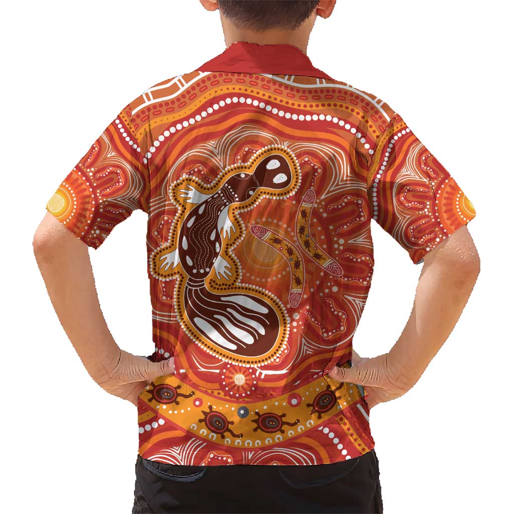 Aboriginal Goanna Art Hawaiian Shirt Native Australian Animals - Vibe Hoodie Shop