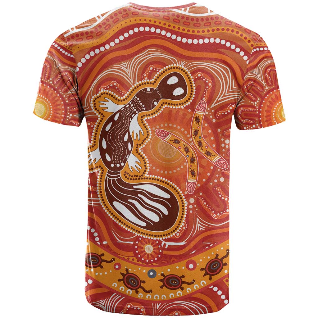 Aboriginal Goanna Art T Shirt Native Australian Animals LT9 - Vibe Hoodie Shop