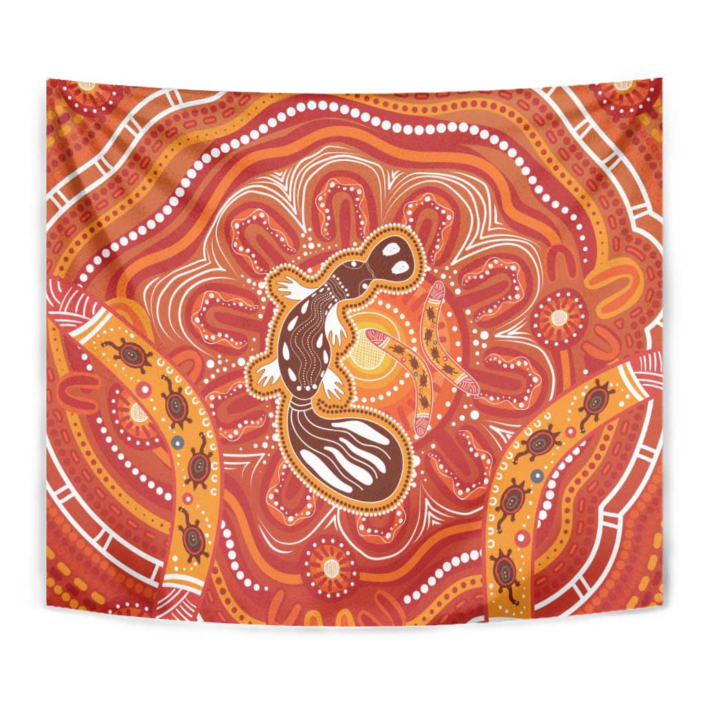 Aboriginal Goanna Art Tapestry Native Australian Animals - Vibe Hoodie Shop