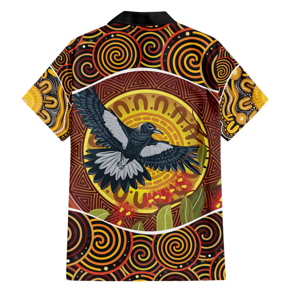 Aboriginal Magpies Dots Art Hawaiian Shirt Native Australian Animals - Vibe Hoodie Shop