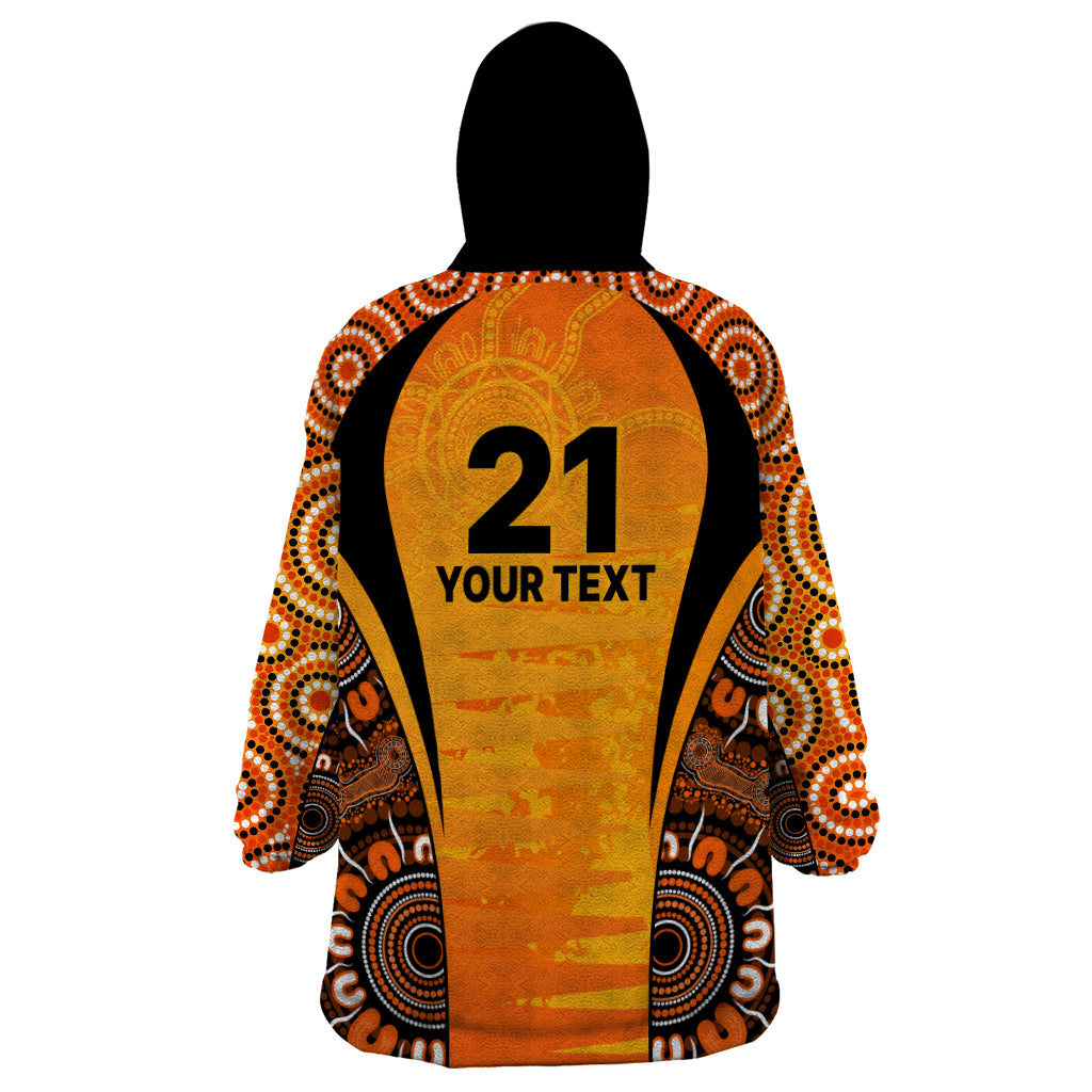 Made Tough Scorchers Custom Wearable Blanket Hoodie Champions BBL13 Aboriginal Version - Vibe Hoodie Shop