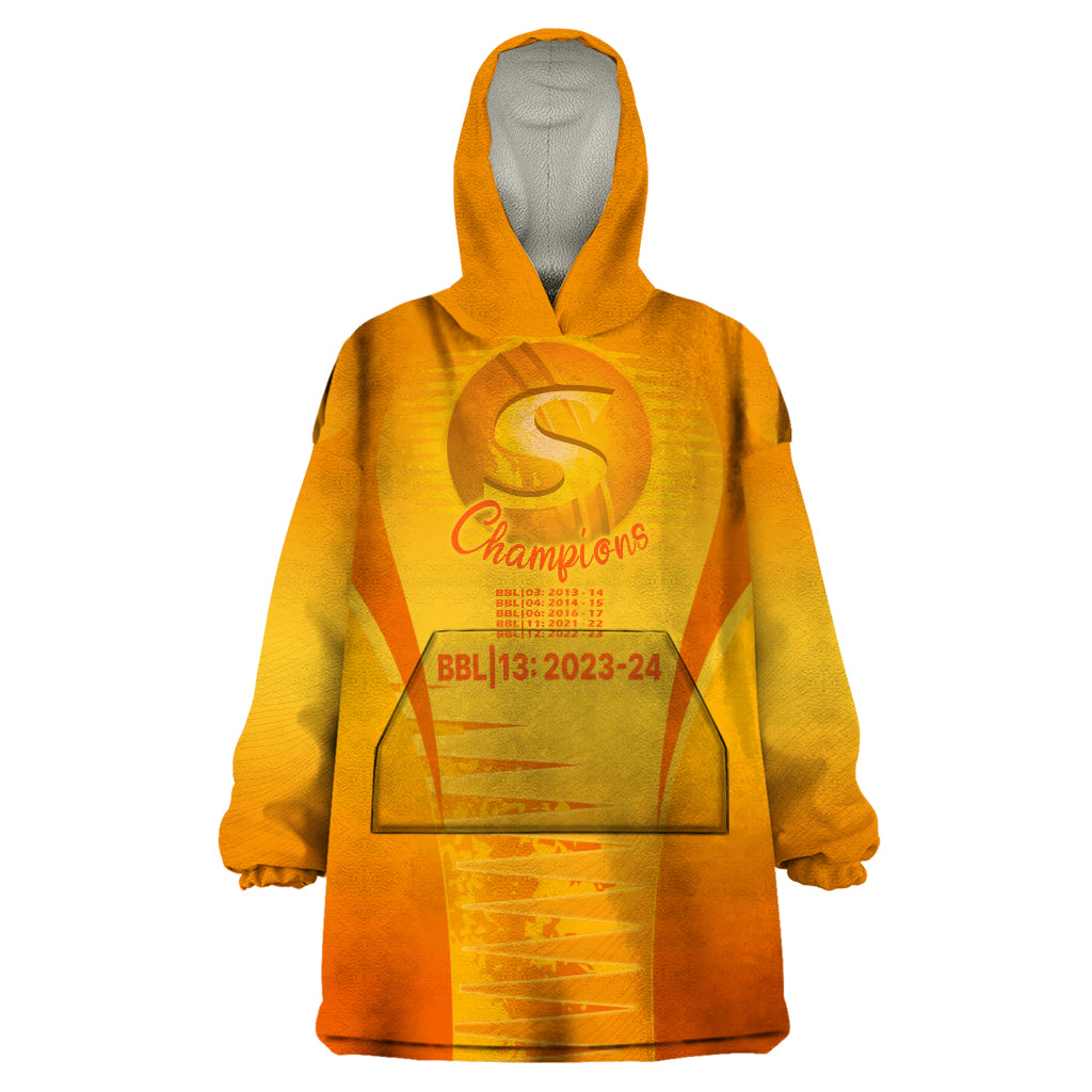 Fire Up Scorchers Custom Wearable Blanket Hoodie The Sixth Time Champions - Vibe Hoodie Shop