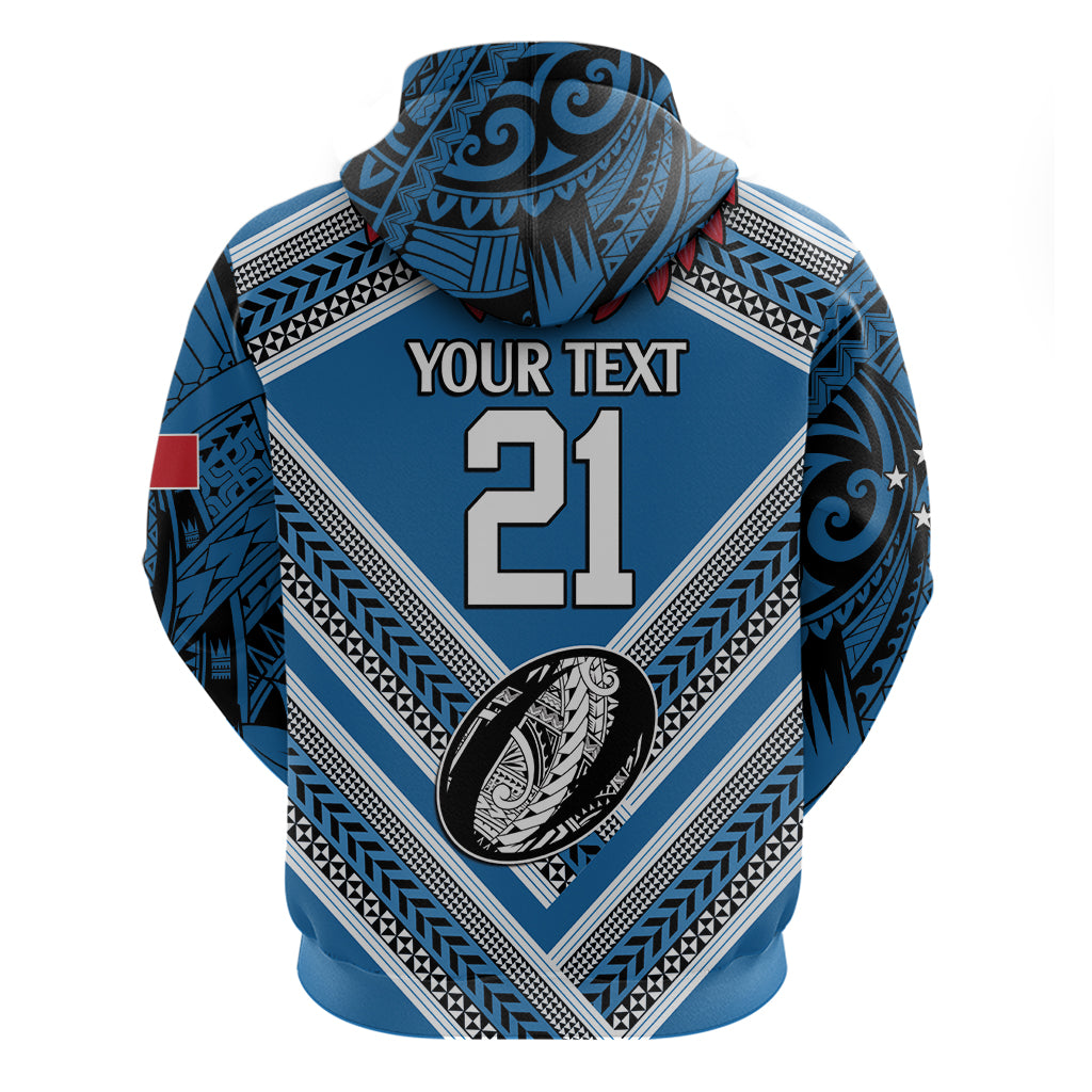 Custom Manuma Samoa Rugby Hoodie Ula fala Samoan Siva Tau Tribal LT9 - Vibe Hoodie Shop