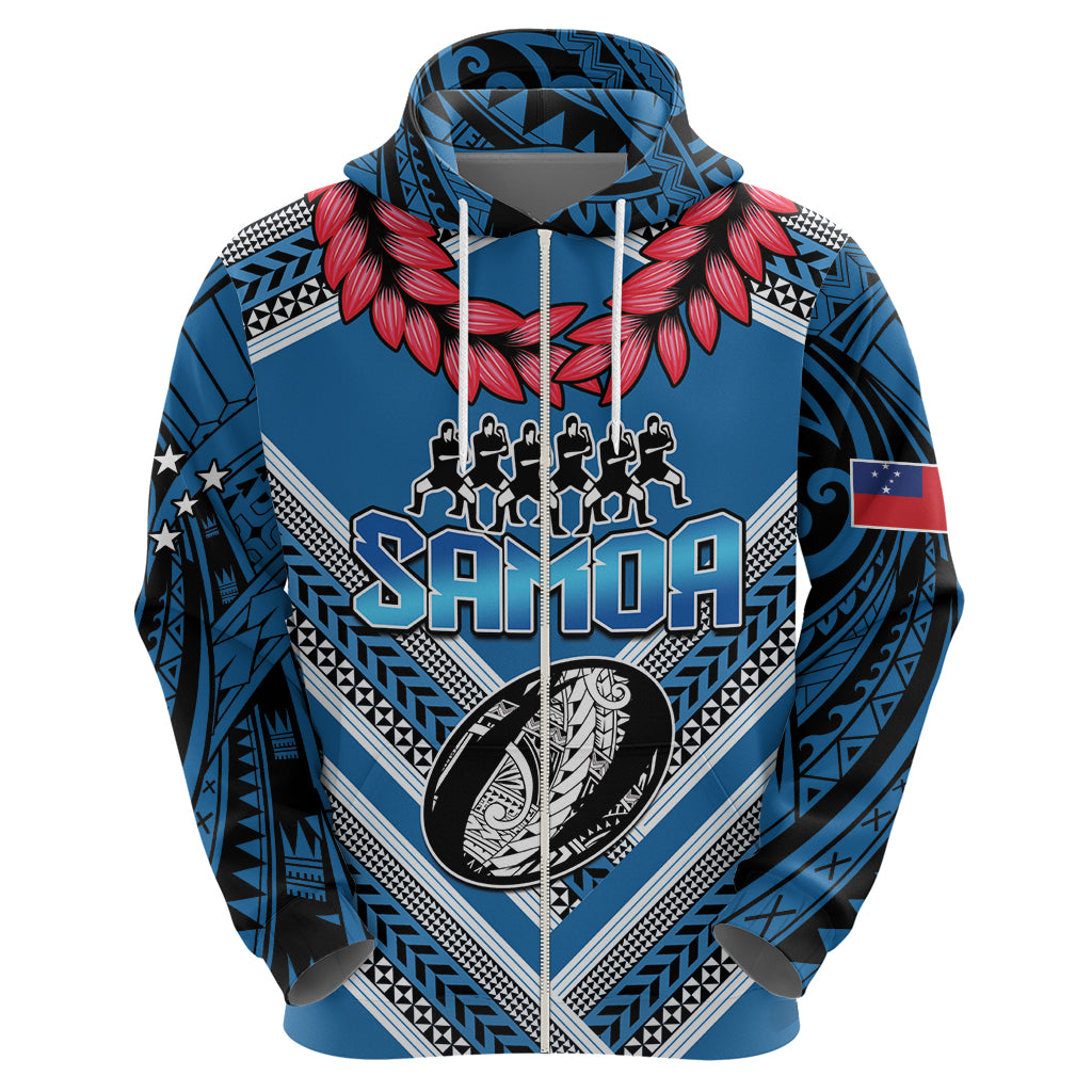 Custom Manuma Samoa Rugby Hoodie Ula fala Samoan Siva Tau Tribal LT9 - Vibe Hoodie Shop