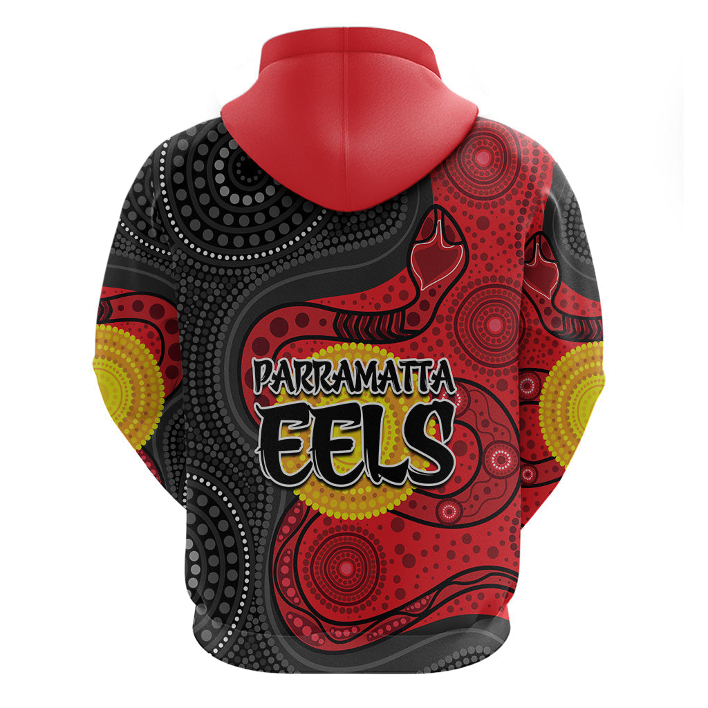 2023 Parramatta Eels Hoodie Simple Aboriginal LT9 - Vibe Hoodie Shop