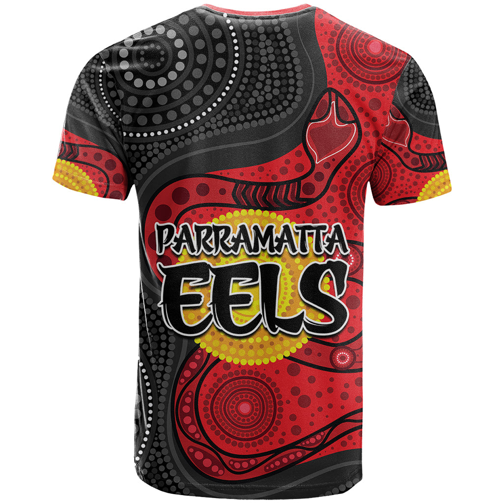 2023 Parramatta Eels T Shirt Simple Aboriginal LT9 - Vibe Hoodie Shop