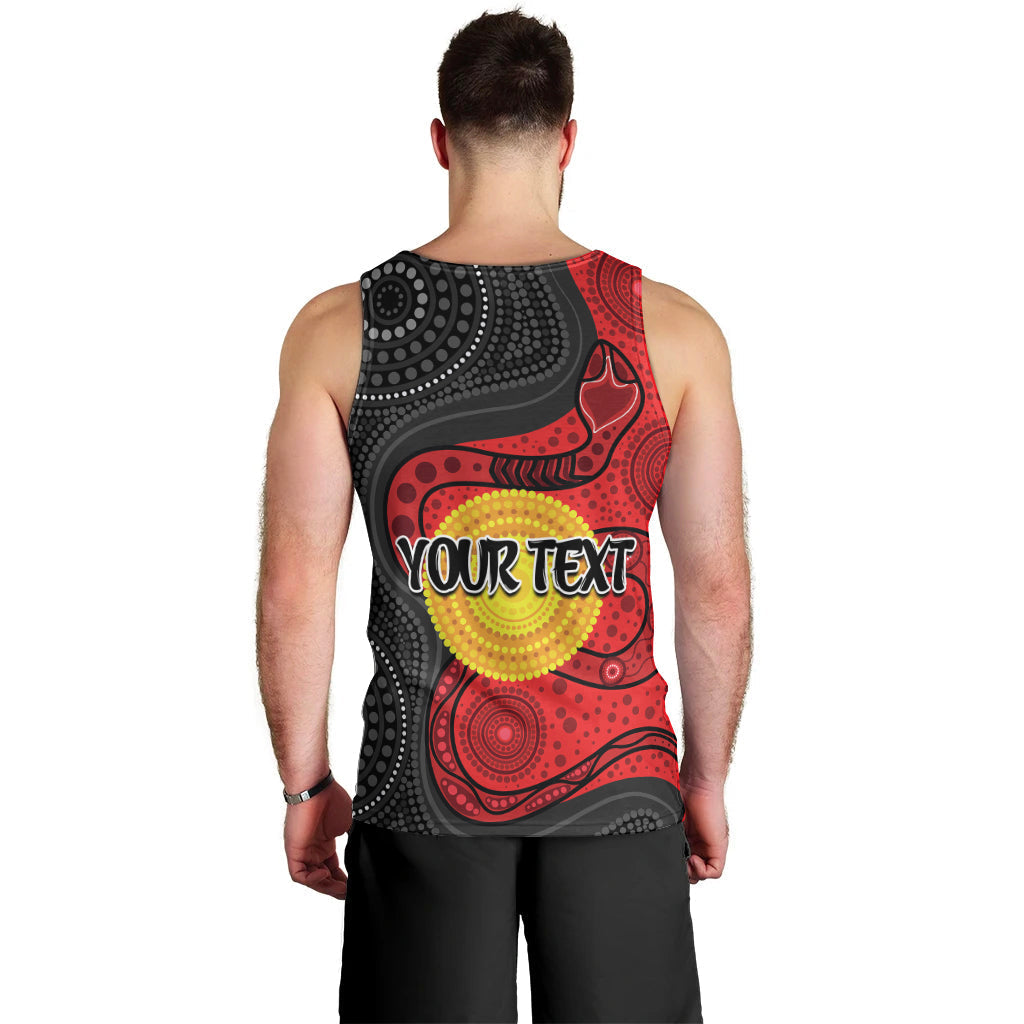 (Custom Personalised) 2023 Parramatta Eels Men Tank Top Simple Aboriginal - Vibe Hoodie Shop