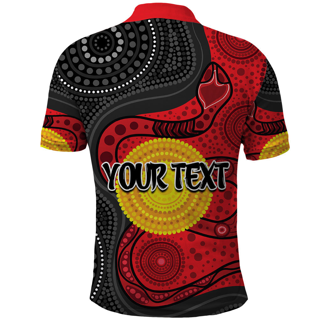 (Custom Personalised) 2023 Parramatta Eels Polo Shirt Simple Aboriginal LT9 - Vibe Hoodie Shop