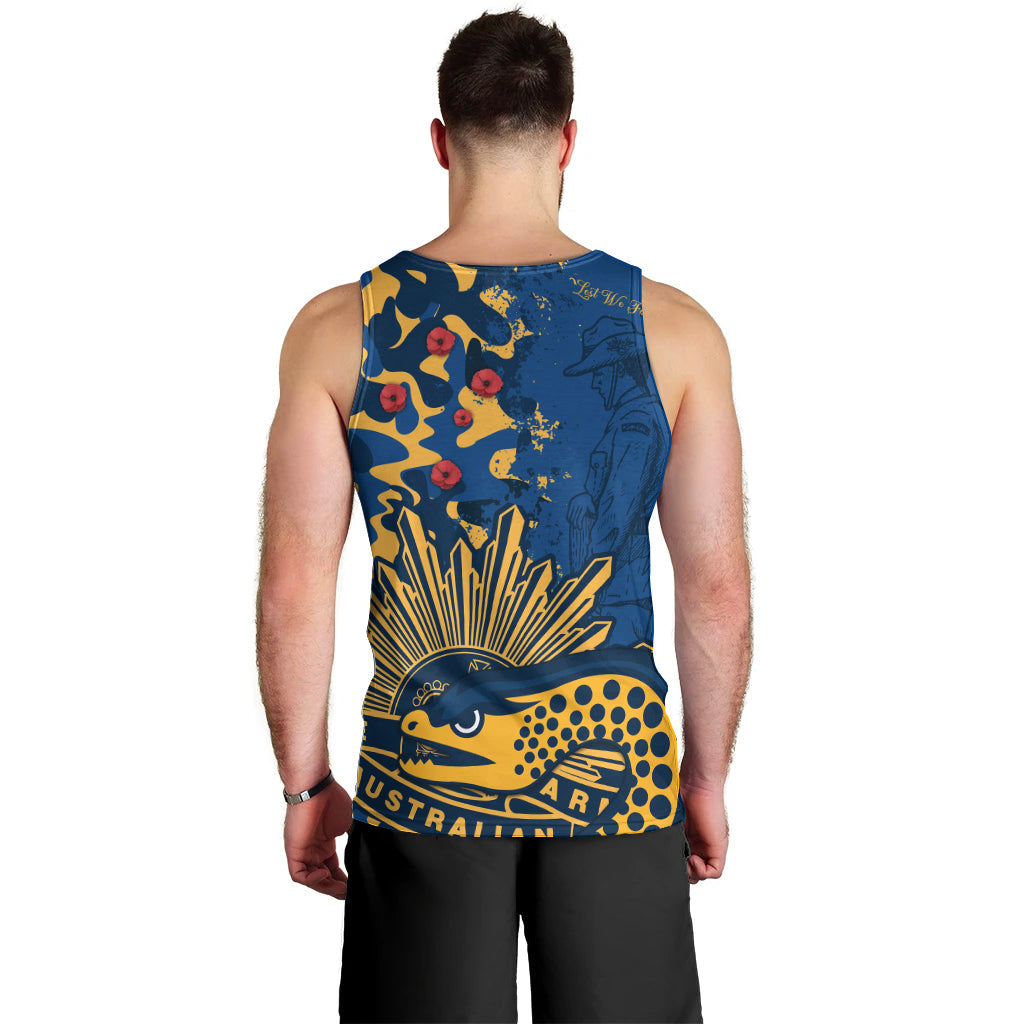 NRL ANZAC 2023 Parramatta Eels Men Tank Top Camouflage - Vibe Hoodie Shop