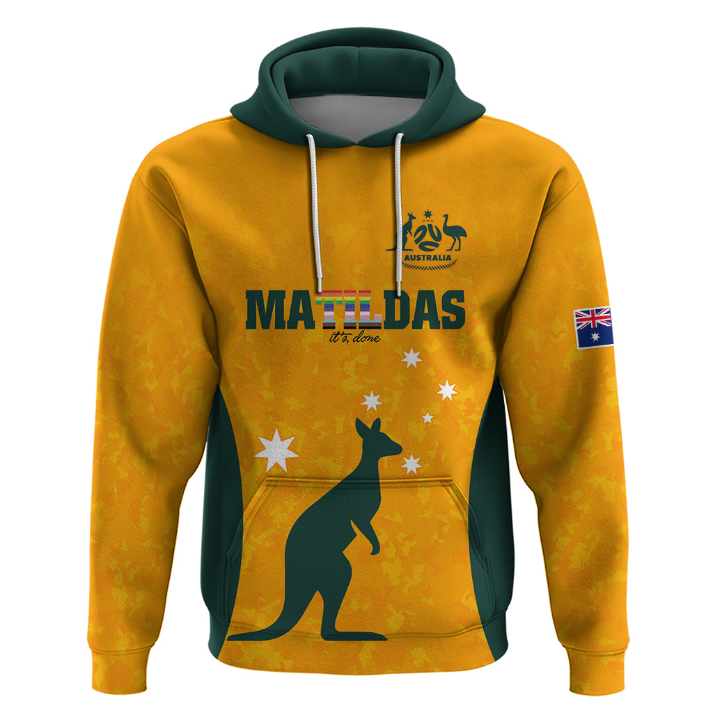 Custom Australia Matildas Pride With Kangaroo Hoodie LT9 - Vibe Hoodie Shop
