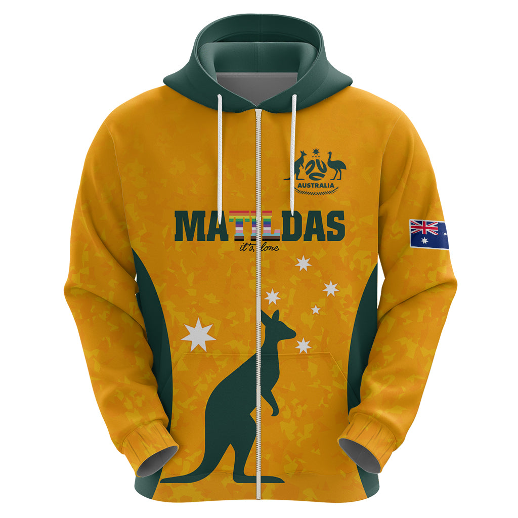 Custom Australia Matildas Pride With Kangaroo Hoodie LT9 - Vibe Hoodie Shop