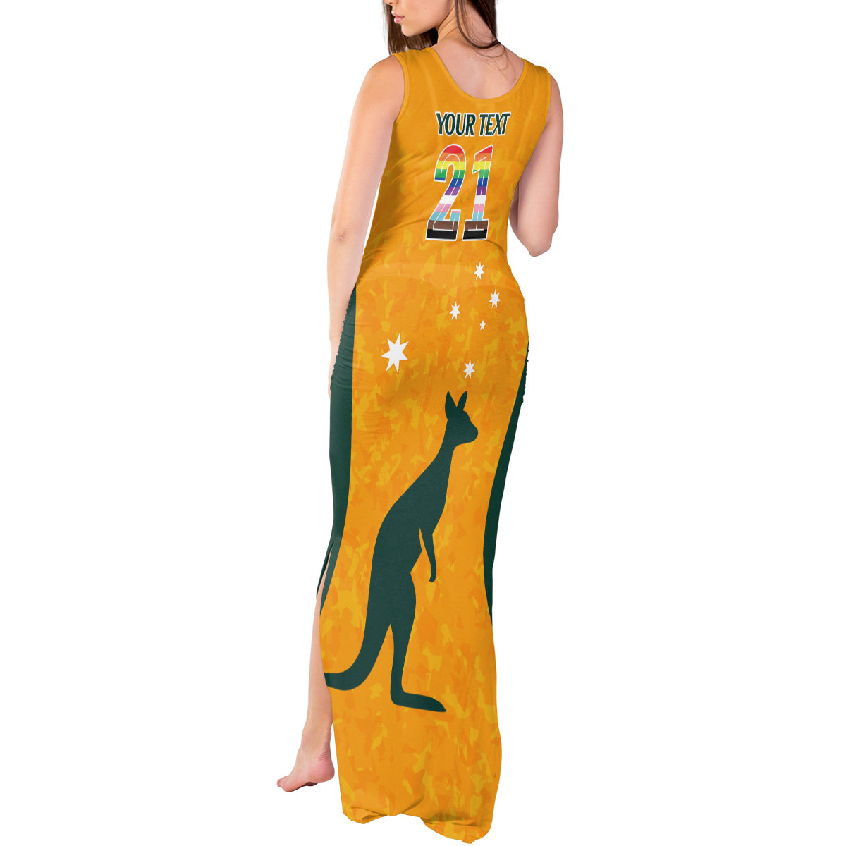 custom-australia-matildas-pride-with-kangaroo-tank-maxi-dress