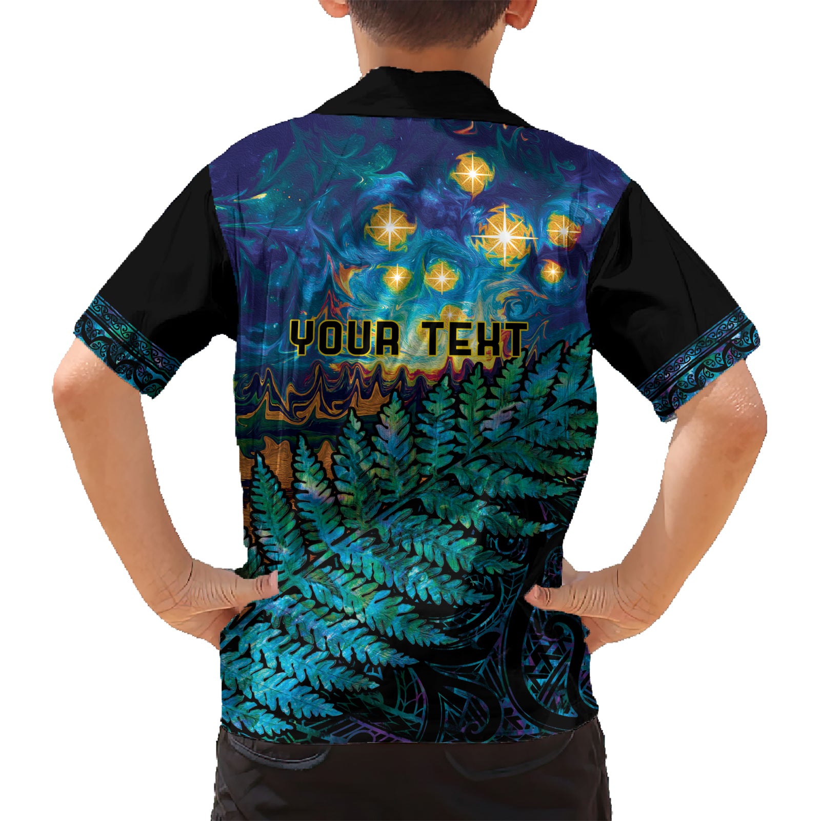 Matariki Te Tau Hou Maori Hawaiian Shirt New Zealand Silver Fern Night Starry Sky - Vibe Hoodie Shop