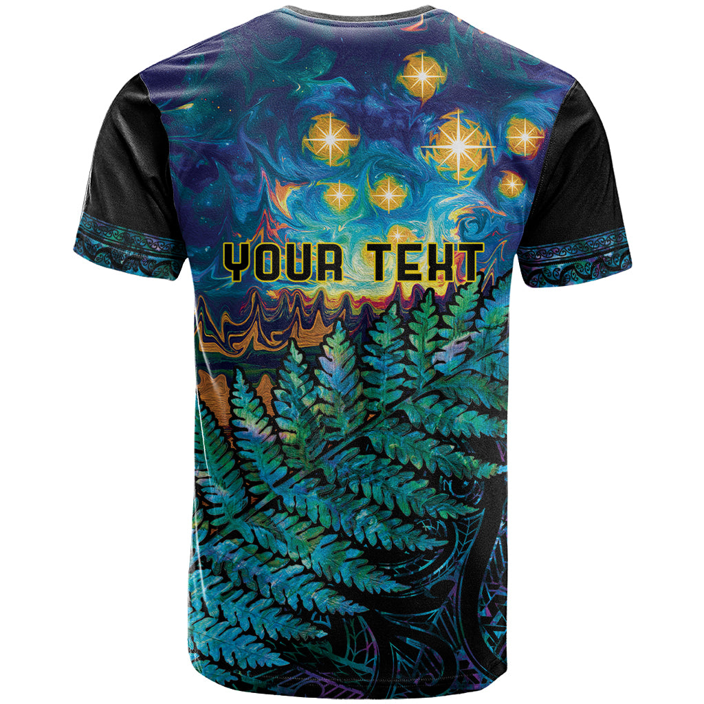 Matariki Te Tau Hou Maori T Shirt New Zealand Silver Fern Night Starry Sky LT9 - Vibe Hoodie Shop