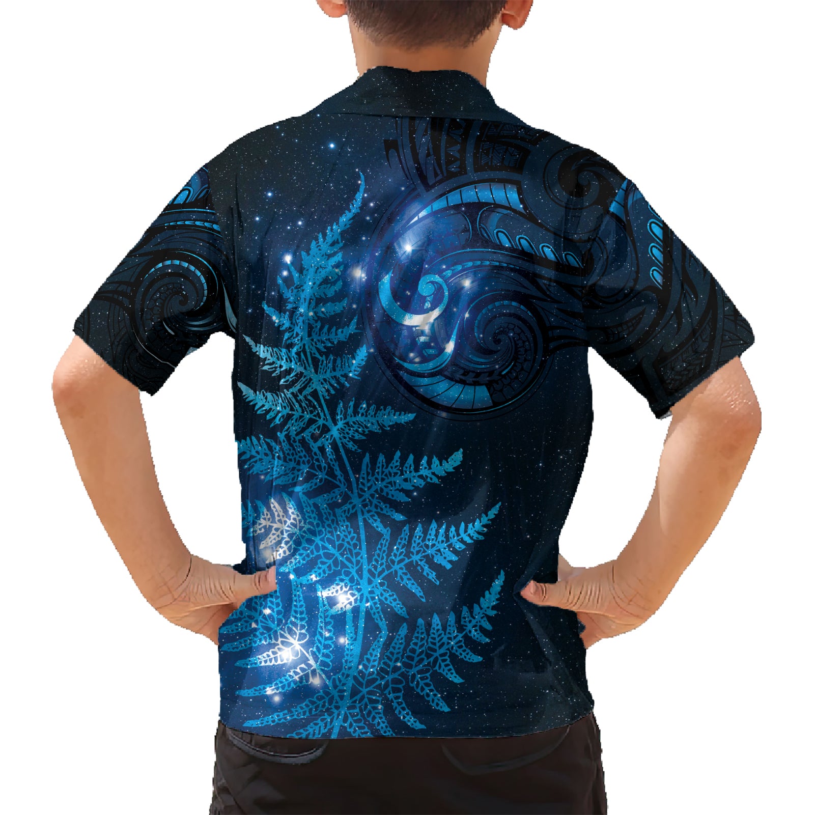 New Zealand Matariki Hawaiian Shirt Blue Milky Way Stars Night Sky - Vibe Hoodie Shop