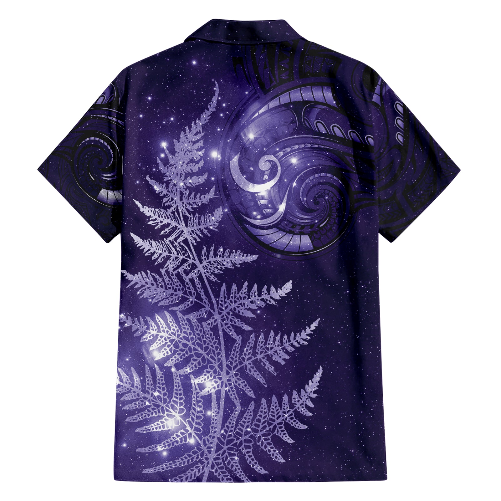 New Zealand Matariki Hawaiian Shirt Purple Milky Way Stars Night Sky - Vibe Hoodie Shop