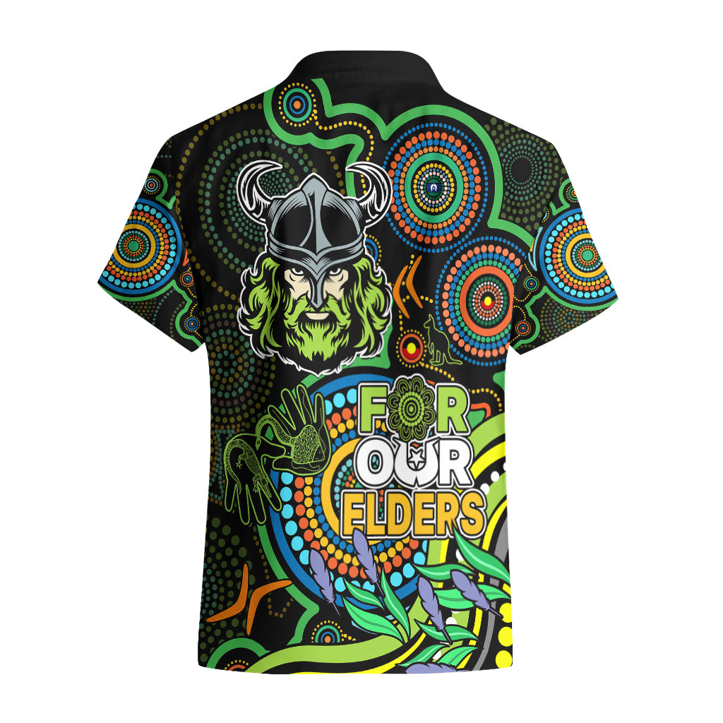 Raiders Rugby Aboriginal Art Hawaiian Shirt NAIDOC Indigenous Tribal - Vibe Hoodie Shop