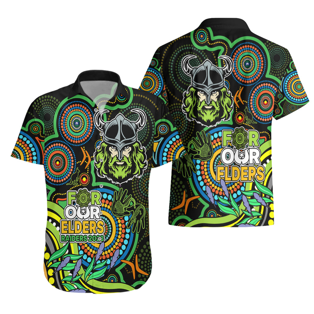 Raiders Rugby Aboriginal Art Hawaiian Shirt NAIDOC Indigenous Tribal - Vibe Hoodie Shop