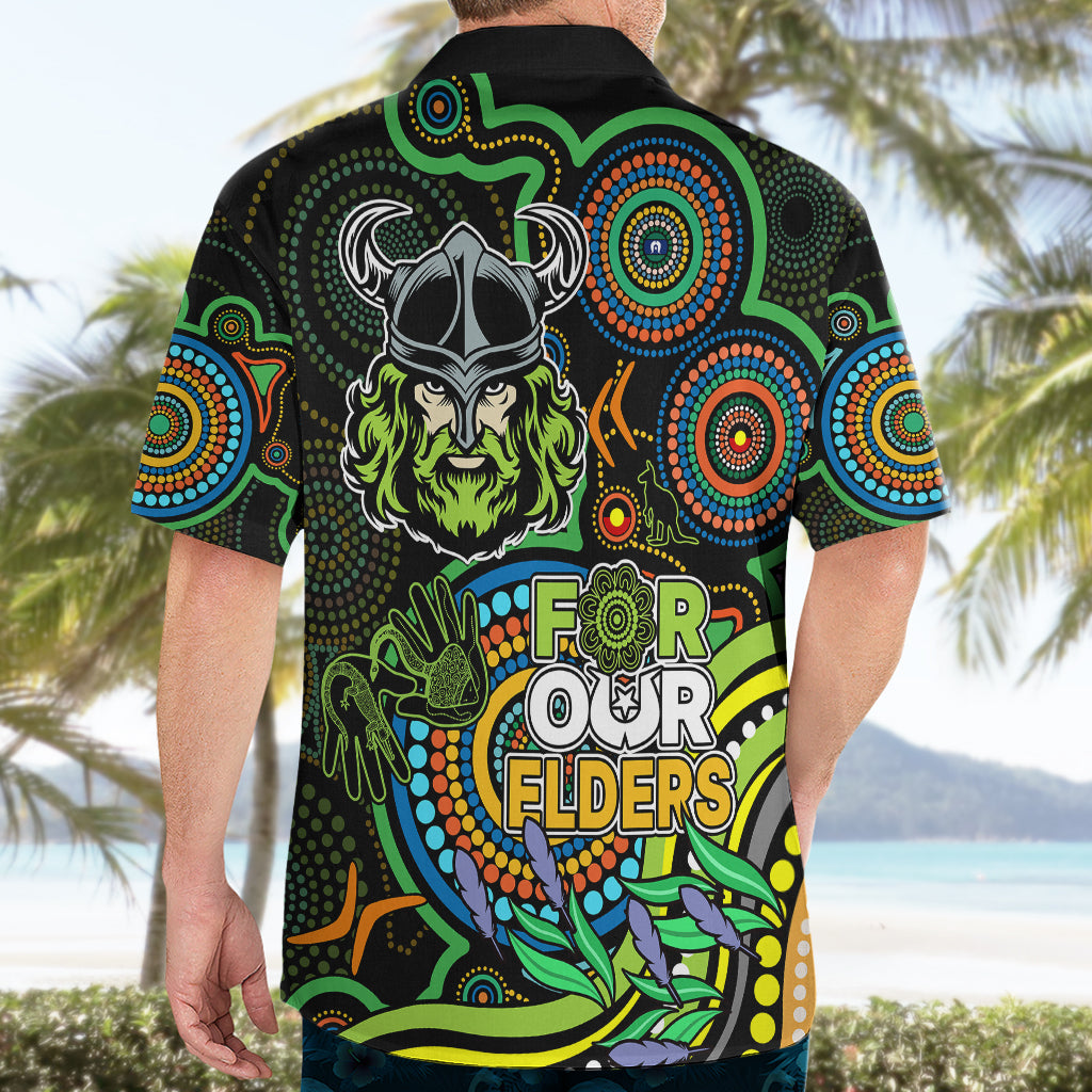 Raiders Rugby Aboriginal Art Hawaiian Shirt NAIDOC Indigenous Tribal - Vibe Hoodie Shop