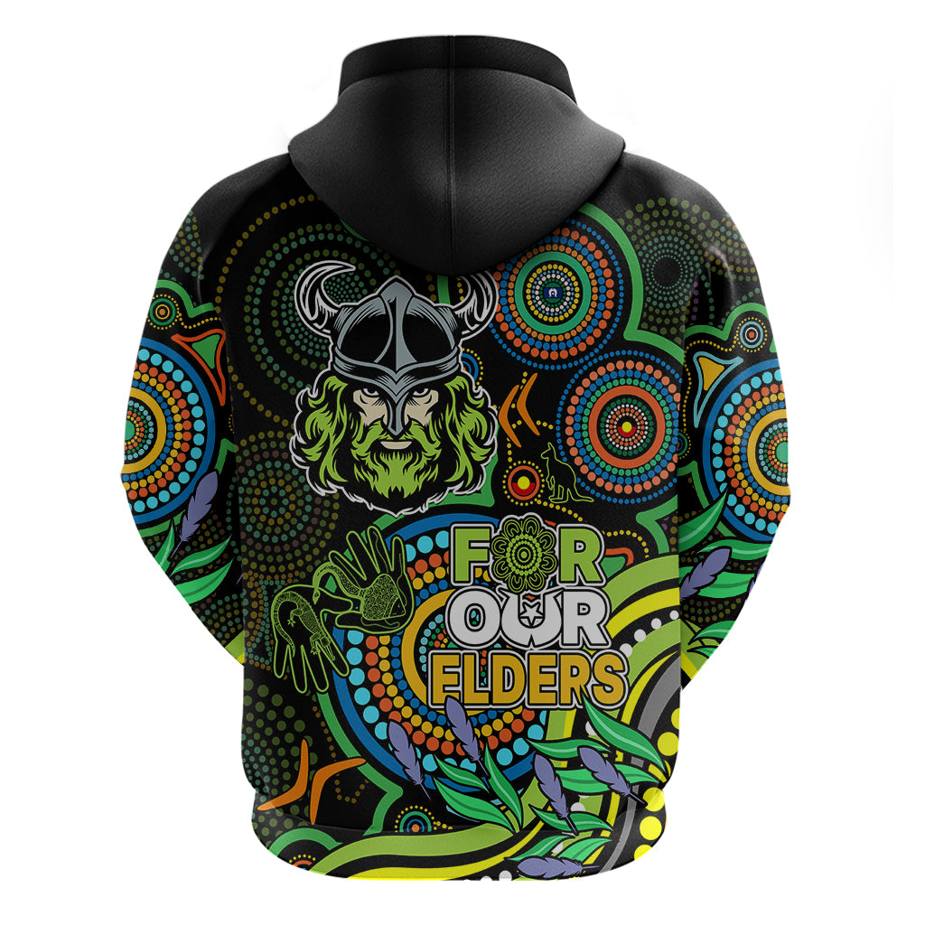 Raiders Rugby Aboriginal Art Hoodie NAIDOC Indigenous Tribal LT9 - Vibe Hoodie Shop