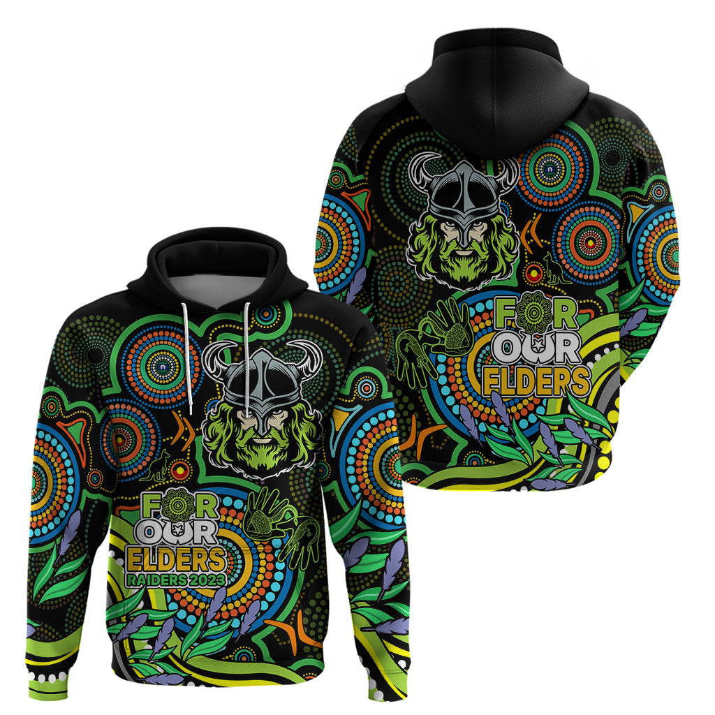 Raiders Rugby Aboriginal Art Hoodie NAIDOC Indigenous Tribal LT9 - Vibe Hoodie Shop