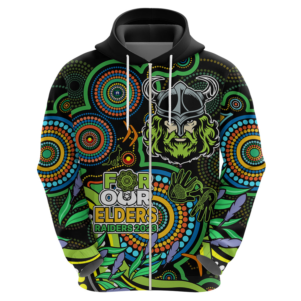 Raiders Rugby Aboriginal Art Hoodie NAIDOC Indigenous Tribal LT9 - Vibe Hoodie Shop