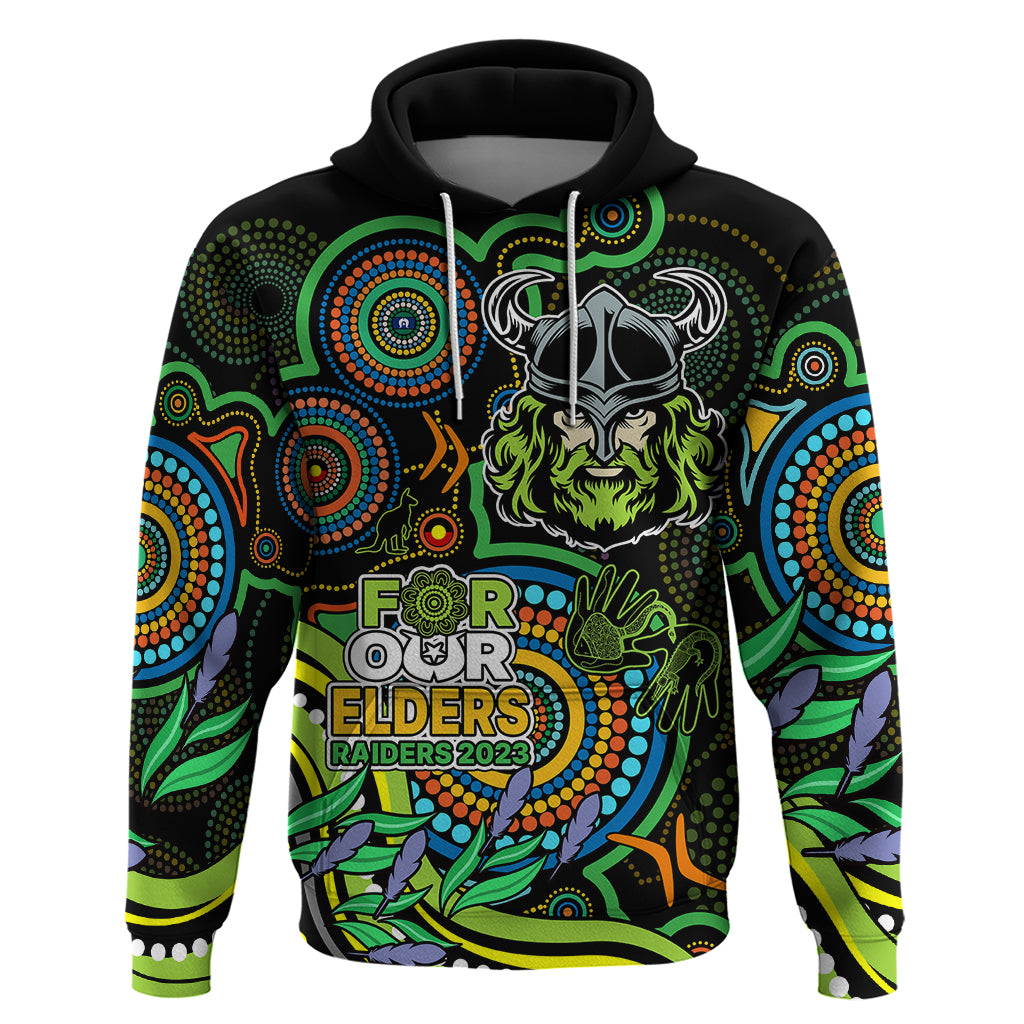 Custom Raiders Rugby Aboriginal Art Hoodie NAIDOC Indigenous Tribal LT9 - Vibe Hoodie Shop