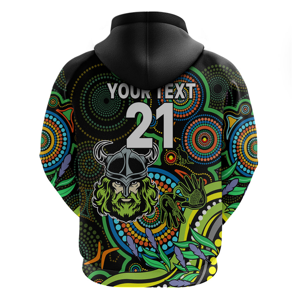 Custom Raiders Rugby Aboriginal Art Hoodie NAIDOC Indigenous Tribal LT9 - Vibe Hoodie Shop