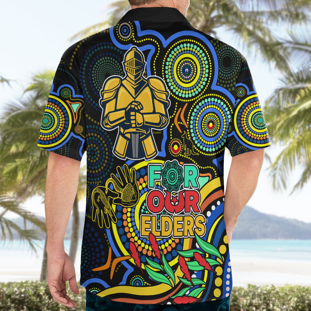 Titans Rugby Aboriginal Art Hawaiian Shirt NAIDOC Indigenous Tribal - Vibe Hoodie Shop