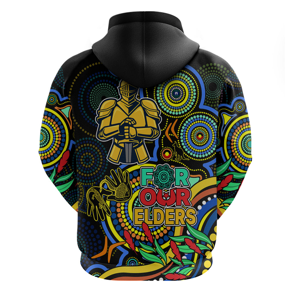Titans Rugby Aboriginal Art Hoodie NAIDOC Indigenous Tribal LT9 - Vibe Hoodie Shop