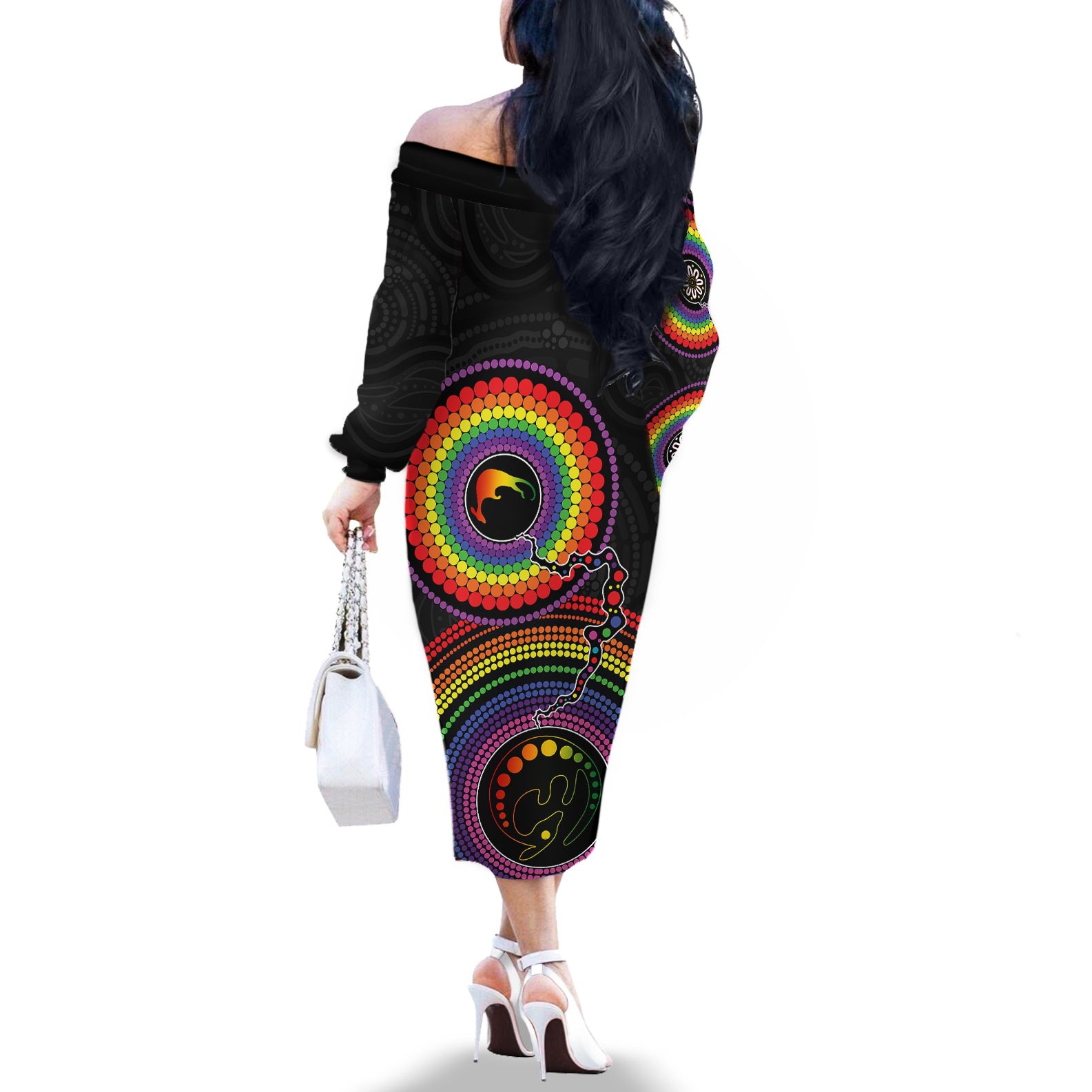 australia-lgbt-off-the-shoulder-long-sleeve-dress-you-are-exactly-who-you-should-be-aboriginal-style