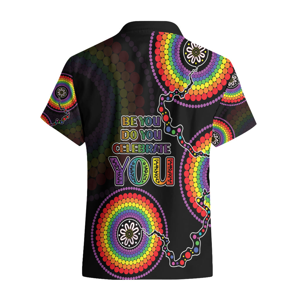 Australia LGBT Hawaiian Shirt Be You Do You Celebrate You Aboriginal Style - Vibe Hoodie Shop