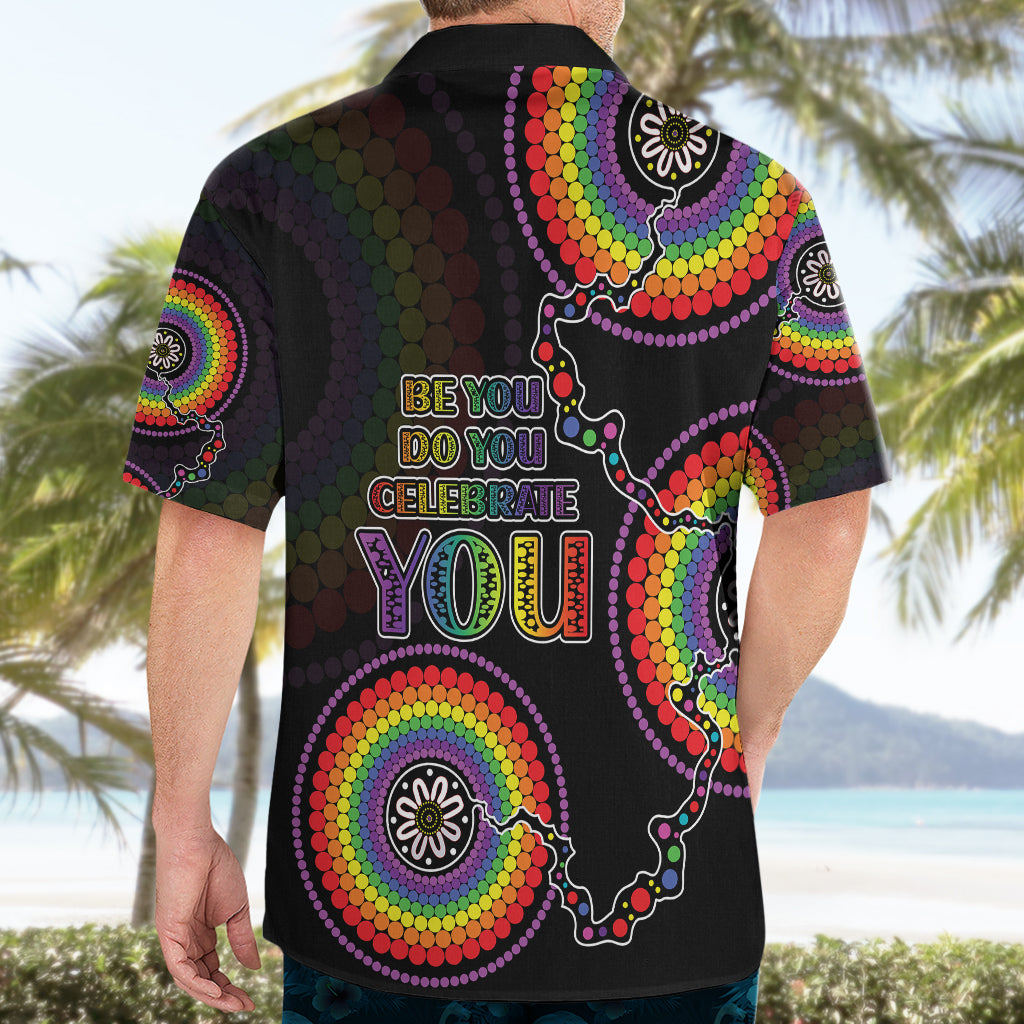 Australia LGBT Hawaiian Shirt Be You Do You Celebrate You Aboriginal Style - Vibe Hoodie Shop
