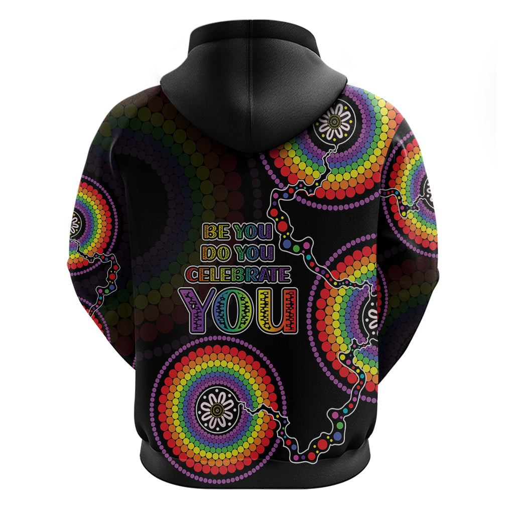 Australia LGBT Hoodie Be You Do You Celebrate You Aboriginal Style LT9 - Vibe Hoodie Shop