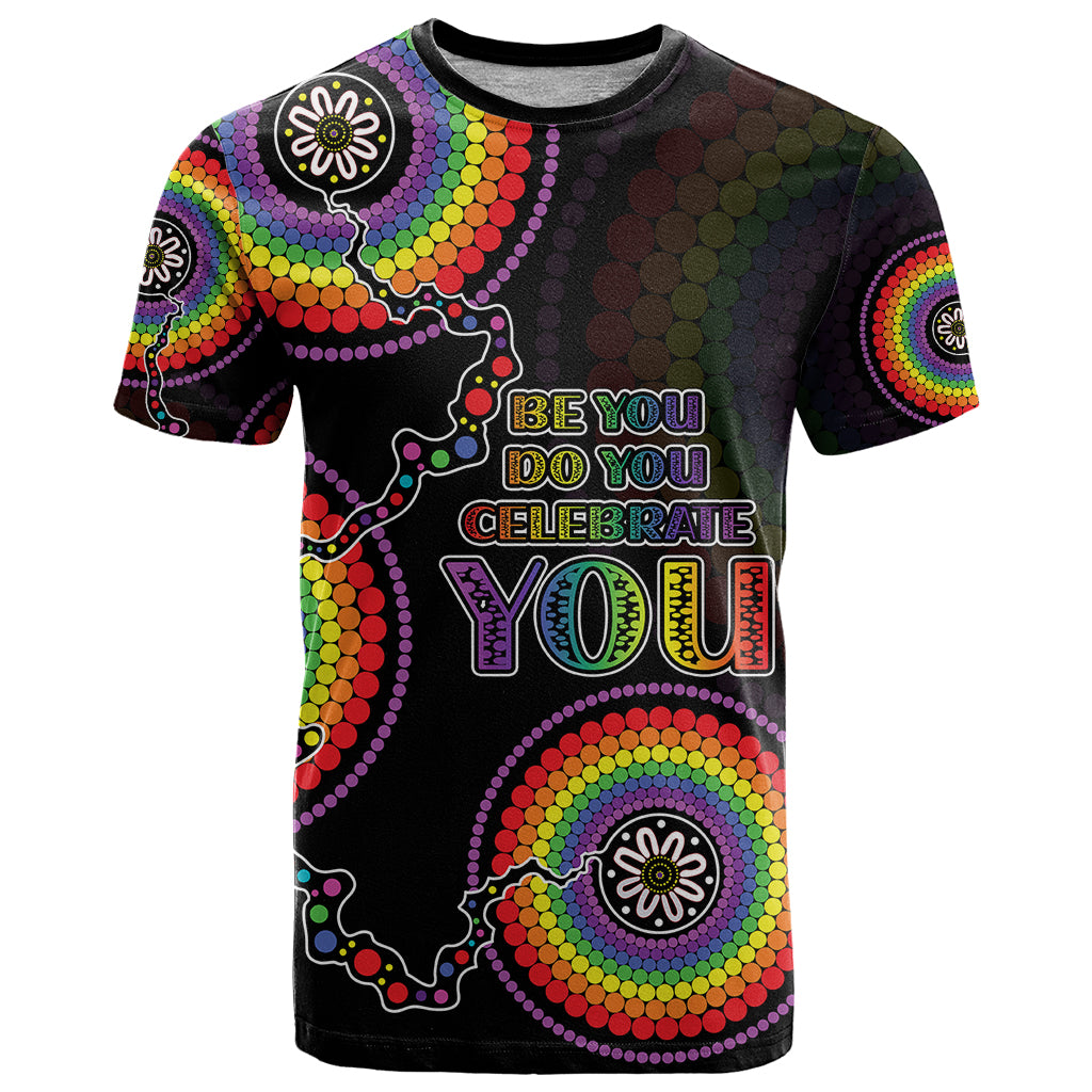 Australia LGBT T Shirt Be You Do You Celebrate You Aboriginal Style LT9 - Vibe Hoodie Shop