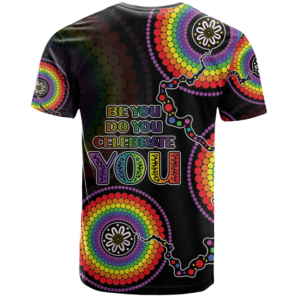 Australia LGBT T Shirt Be You Do You Celebrate You Aboriginal Style LT9 - Vibe Hoodie Shop