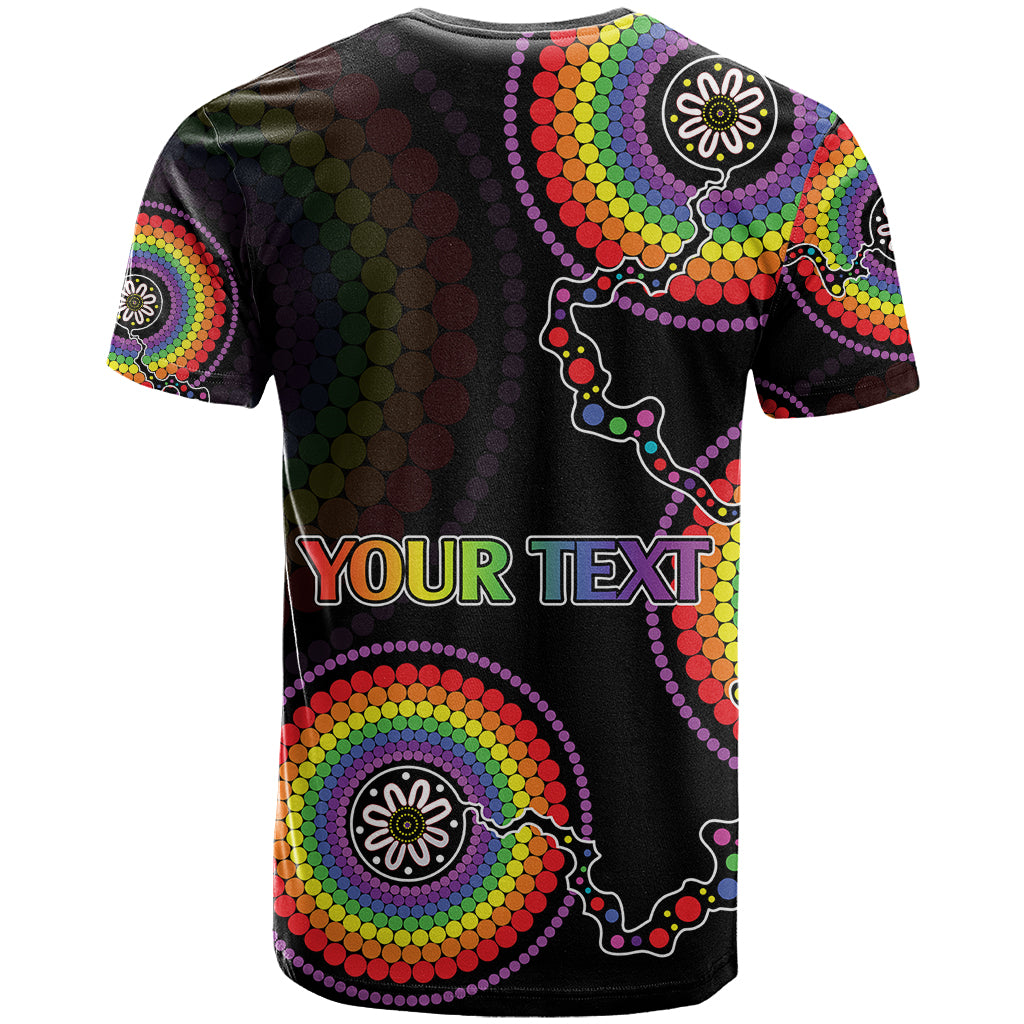 Personalised Australia LGBT T Shirt Be You Do You Celebrate You Aboriginal Style LT9 - Vibe Hoodie Shop