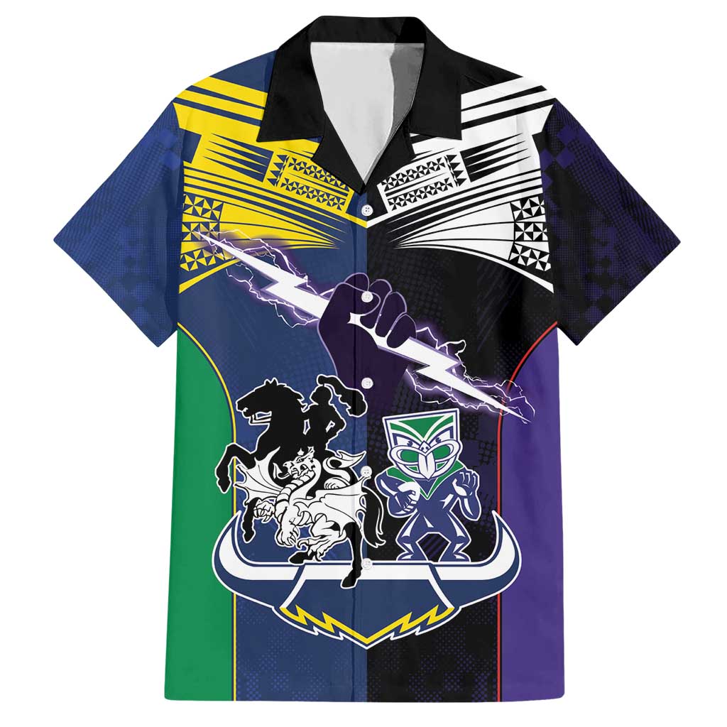 Custom Dragons-Cowboys Combine Storm-Warriors Hawaiian Shirt Sport Style Version 01 - Vibe Hoodie Shop