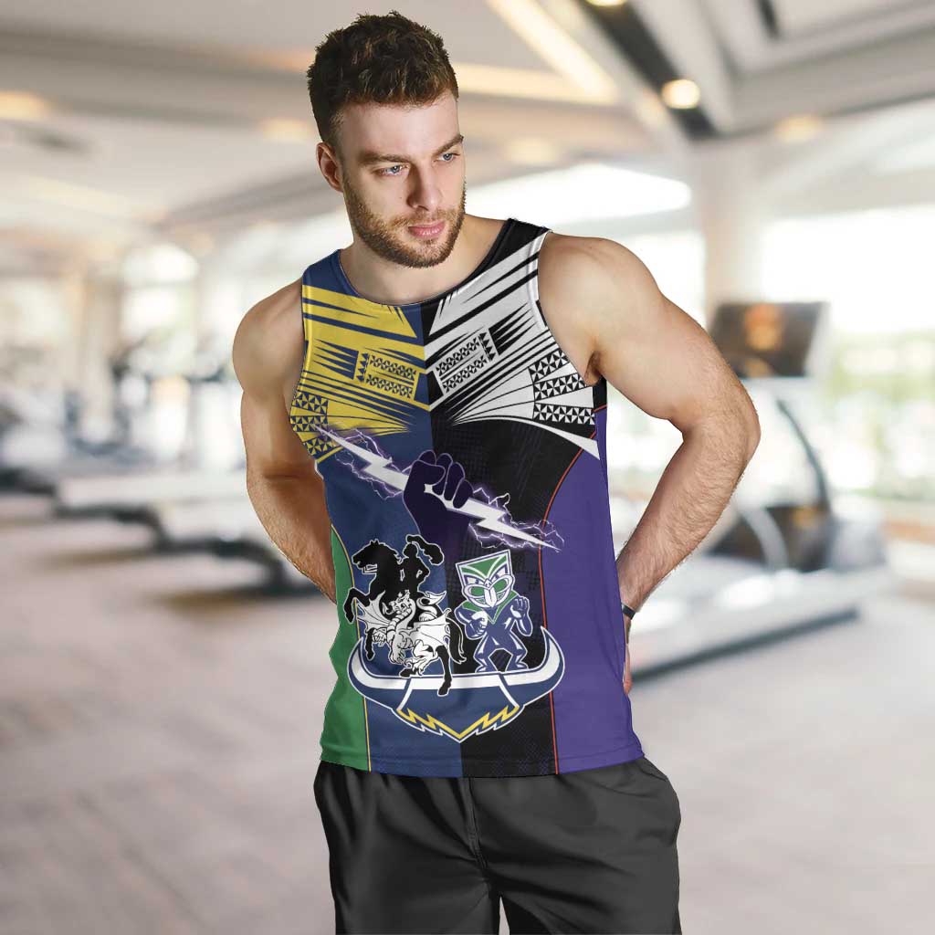 Custom Dragons-Cowboys Combine Storm-Warriors Men Tank Top Sport Style Version 01 - Vibe Hoodie Shop