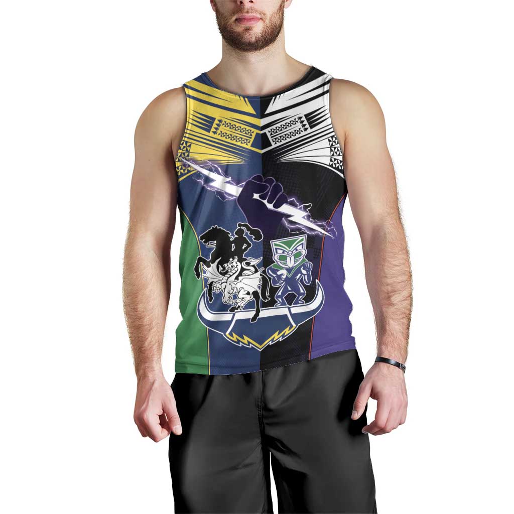 Custom Dragons-Cowboys Combine Storm-Warriors Men Tank Top Sport Style Version 01 - Vibe Hoodie Shop