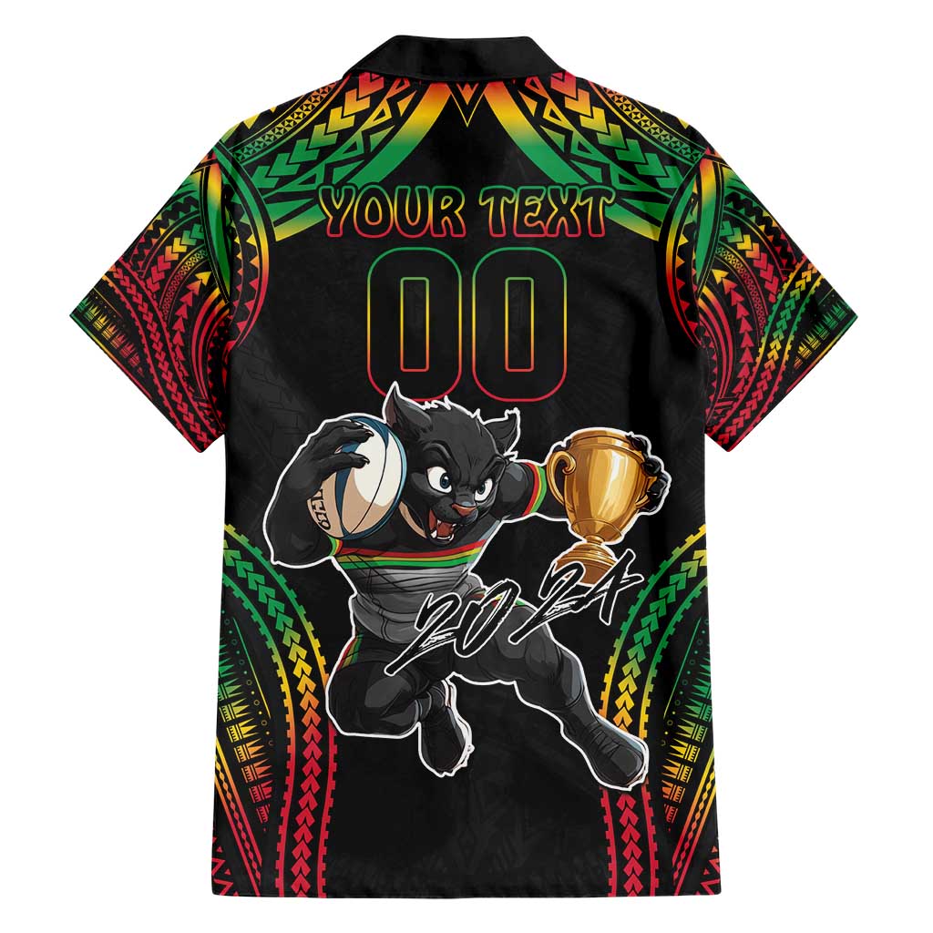 Custom Panthers Champion Grand Final 2024 Hawaiian Shirt With Polynesian Style - Vibe Hoodie Shop