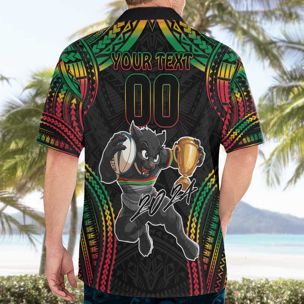 Custom Panthers Champion Grand Final 2024 Hawaiian Shirt With Polynesian Style - Vibe Hoodie Shop