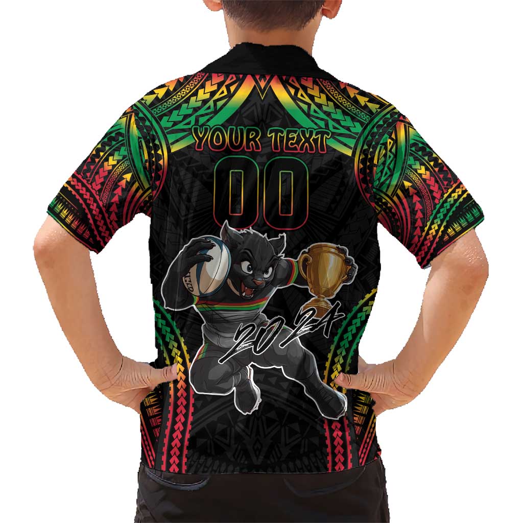 Custom Panthers Champion Grand Final 2024 Hawaiian Shirt With Polynesian Style - Vibe Hoodie Shop