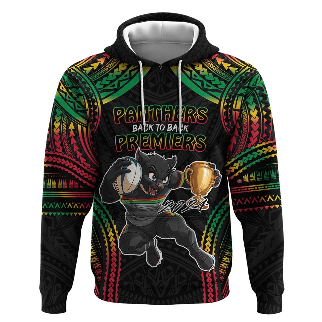 Custom Panthers Champion Grand Final 2024 Hoodie With Polynesian Style LT9 - Vibe Hoodie Shop