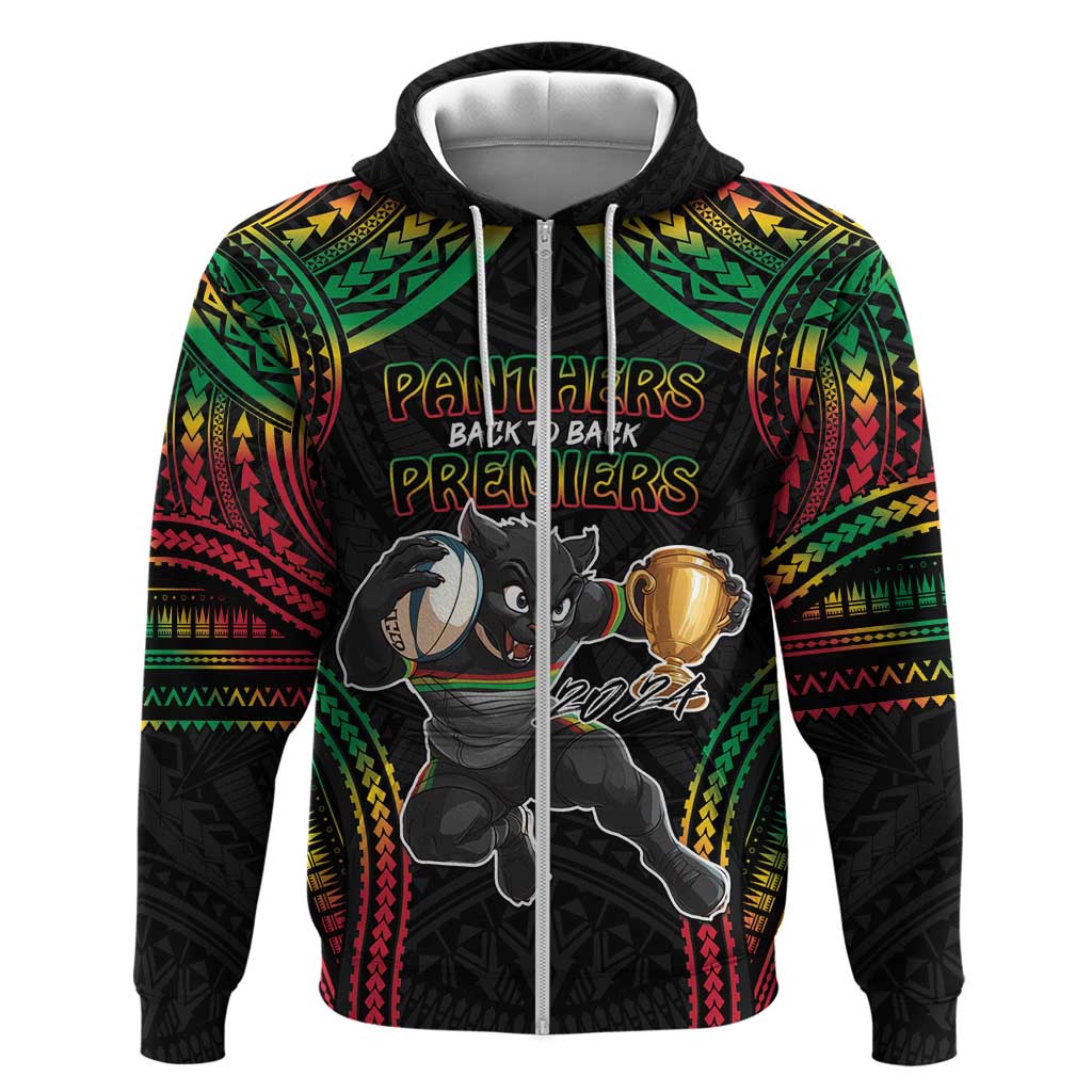 Custom Panthers Champion Grand Final 2024 Hoodie With Polynesian Style LT9 - Vibe Hoodie Shop