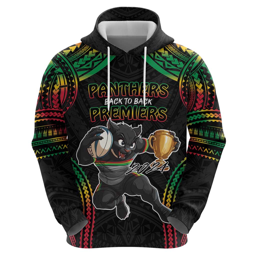 Custom Panthers Champion Grand Final 2024 Hoodie With Polynesian Style LT9 - Vibe Hoodie Shop