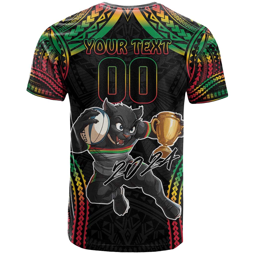 Custom Panthers Champion Grand Final 2024 T Shirt With Polynesian Style LT9 - Vibe Hoodie Shop