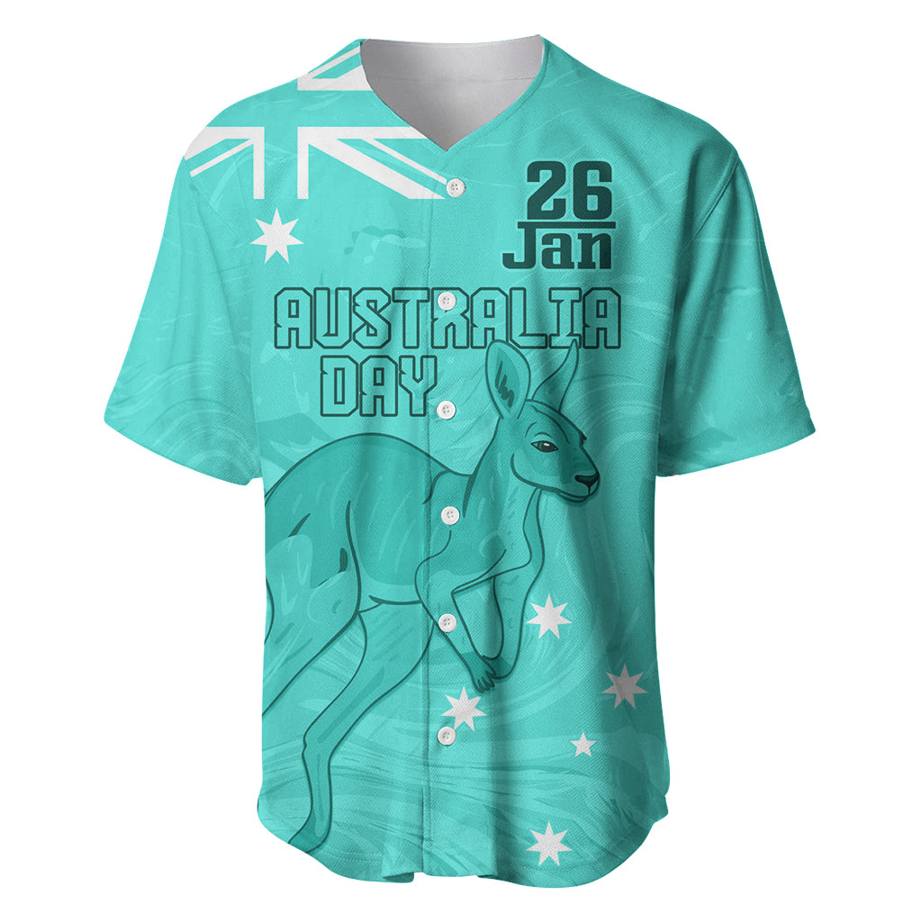 Personalised Matildas Australia Day Baseball Jersey Proud To Be Tillies Turquoise Version - Vibe Hoodie Shop